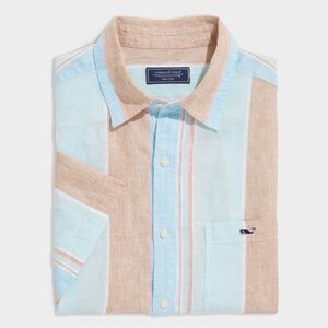 Vineyard vines SS wharf strips button up